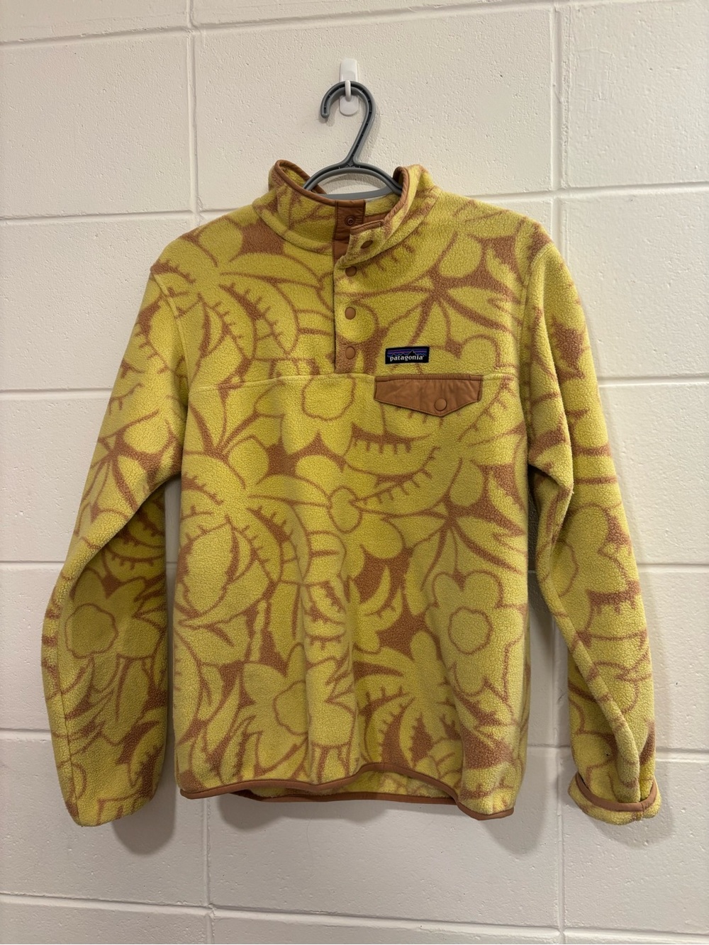 Patagonia Fleece - Yellow & Pink Floral
